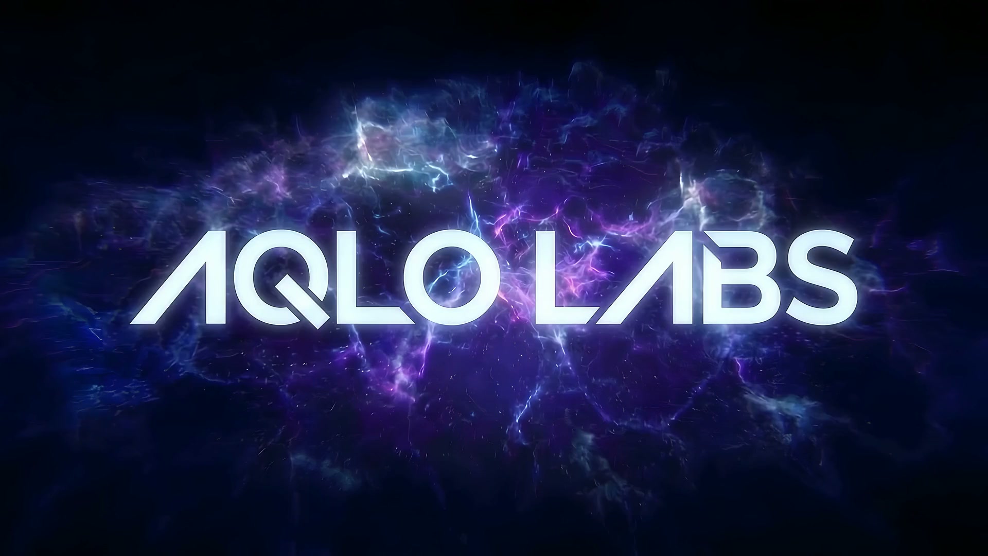 AQLO LABS electric plasma brand background